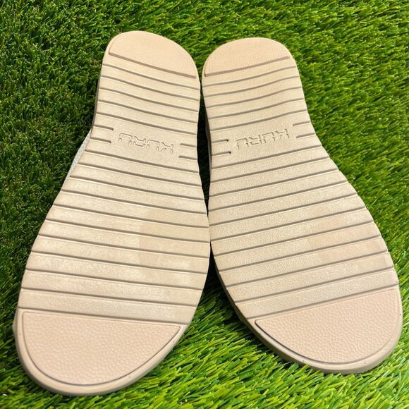 Kuru Breeze Womens Size 8 Cream Beach Walking Outdoor Leather Slide Sandals - Picture 7 of 10